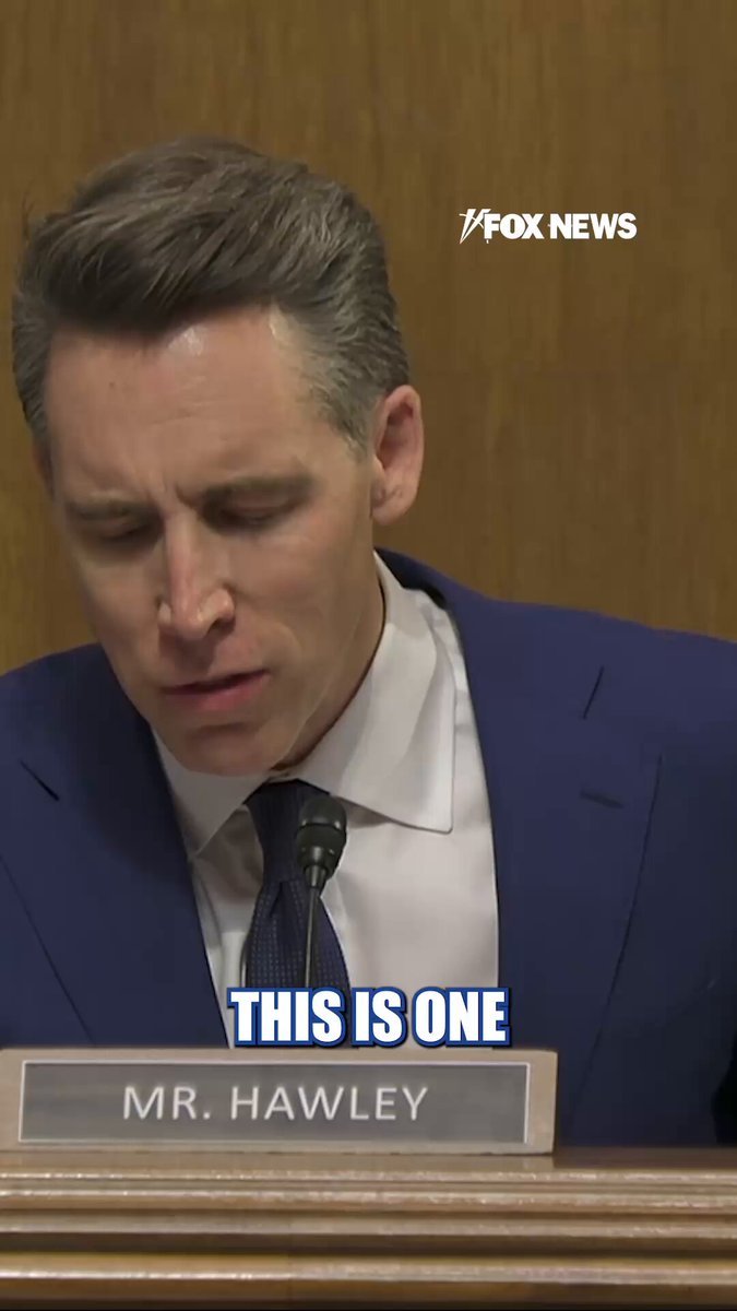 "C'est l'une des plus grandes escroqueries de l'histoire américaine." @HawleyMO tire la sonnette d'alarme…