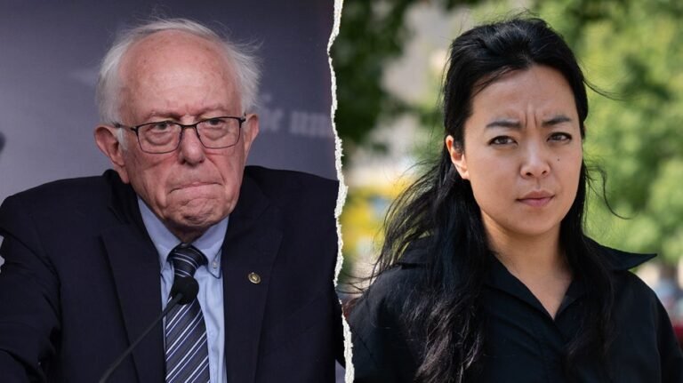 La réponse de Sanders lorsqu'on lui demande s'il soutiendra le socialiste Hong dans le Wisconsin suscite des moqueries immédiates : "Cela en dit long"