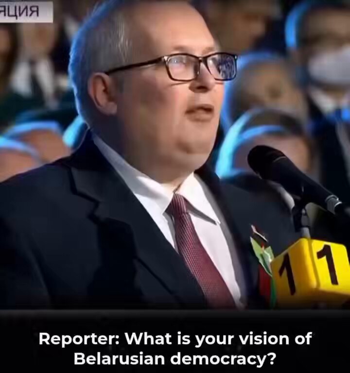 Loukachenko parle honnêtement pour une fois du manque de démocratie en Biélorussie ⚪️🔴⚪️