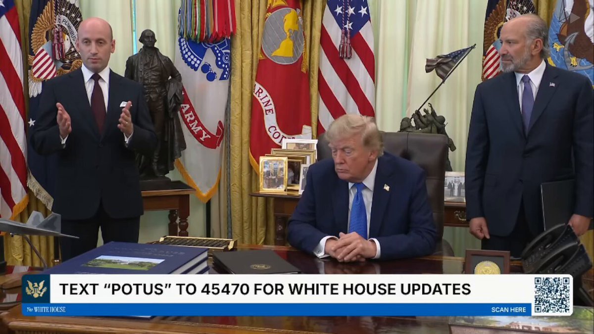 MAINTENANT - Stephen Miller a déclaré que le décret récemment signé par Trump interdirait aux…