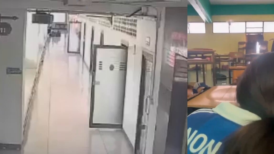 Des images montrent un homme armé de 14 ans ouvrant le feu sur une école de Bang Kruai, en Thaïlande,…