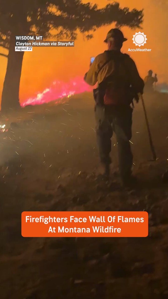Des images des lignes de front montrent des équipages travaillant toute la nuit pour combattre l'incendie…