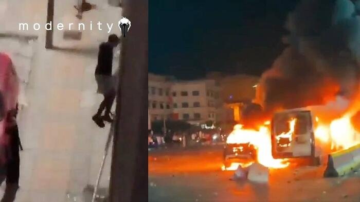 Des images folles montrent des migrants se déchaînant et pénétrant par effraction dans les maisons après avoir envahi l’Espagne
