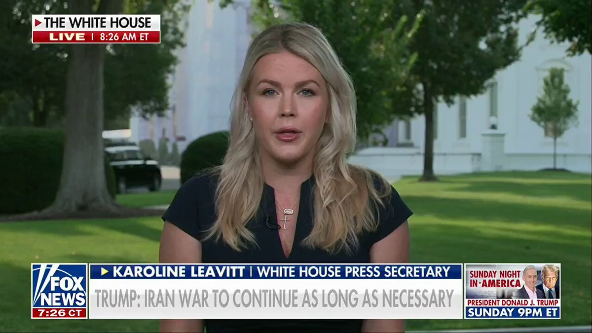 La Maison Blanche affirme que le régime iranien est déjà ébranlé et que le président Trump tire « tous les…