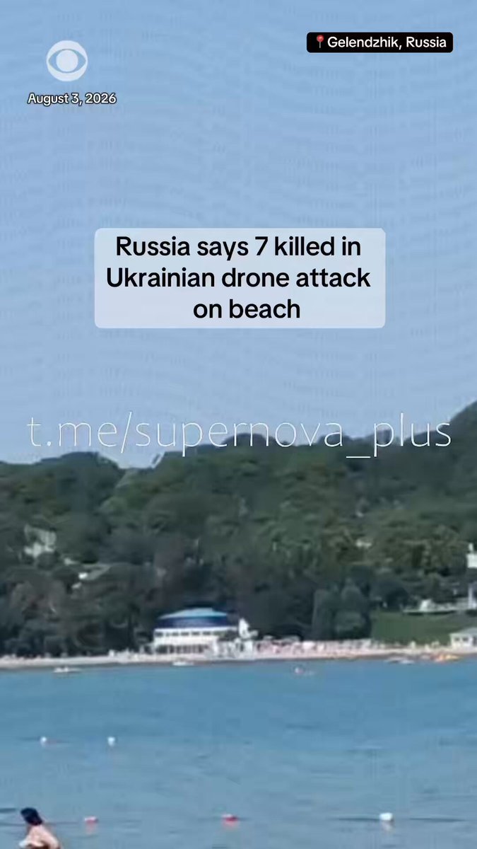 Les autorités russes affirment qu'une attaque de drone ukrainien sur une plage de la mer Noire, dans la…