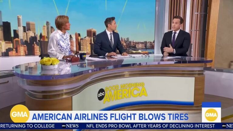 Un vol d'American Airlines a fait sauter deux pneus alors qu'il roulait à Chicago O’Hare, forçant les…