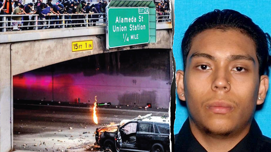 L'immigrant illégal qui a aidé à incendier le croiseur CHP lors de l'émeute anti-ICE à Los Angeles apprend son sort