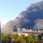 La raffinerie de pétrole russe de Saratov est en feu ce matin après un raid réussi de drones d’attaque…