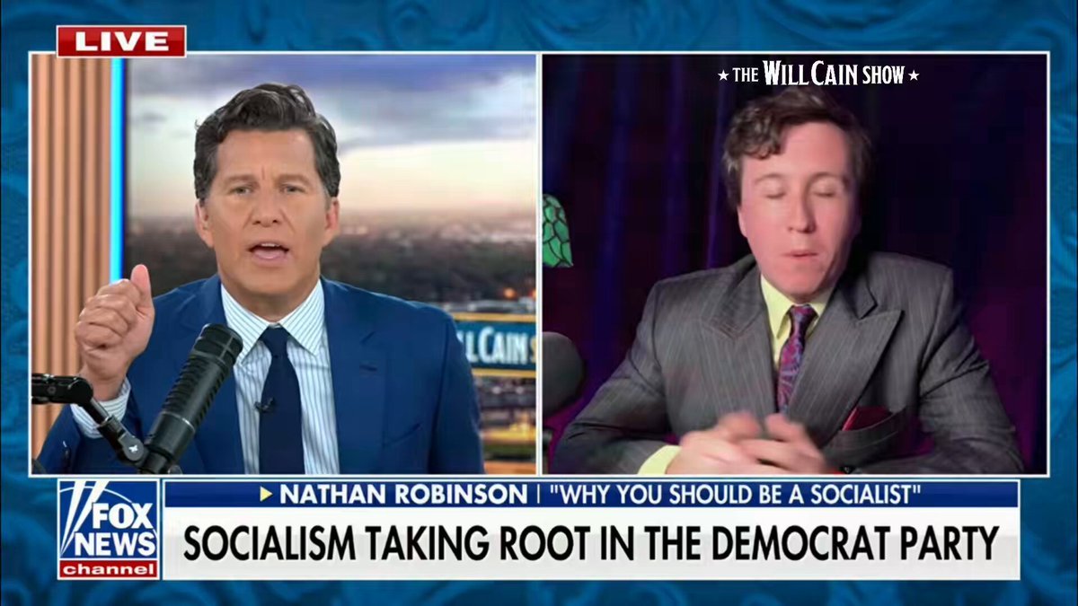 .@willcain à l’auteur socialiste : « Vous promettez des rêves fous, des concepts ridicules.