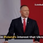 Le président polonais Karol Nawrocki s'est exprimé à l'occasion du premier anniversaire de son investiture…