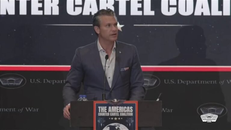Le secrétaire à la Guerre Pete Hegseth : « Les narcoterroristes, les membres de gangs et les trafiquants…