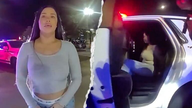 Une vidéo Bodycam montre une Canadienne qui aurait donné un faux nom avant que les députés ne découvrent 12 fausses pièces d'identité