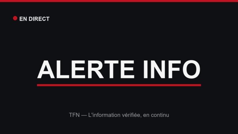Alerte info — TFN
