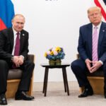 Donald Trump et Vladimir Poutine au sommet du G20 (2019)