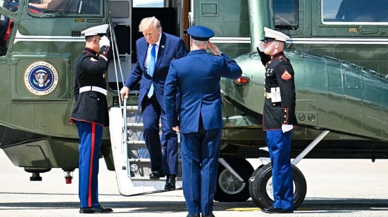 La FAA enquête sur une possible violation du protocole de sécurité impliquant Trump et Marine One