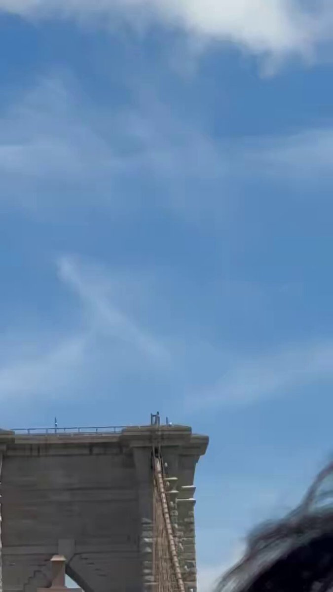 Un Kazakh nu a sauté de l'une des tours du pont de Brooklyn à New York après avoir hissé un drapeau kazakh…