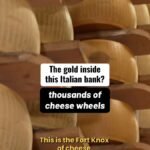 Une banque italienne stocke des centaines de milliers de meules de Parmigiano-Reggiano comme garantie pour…