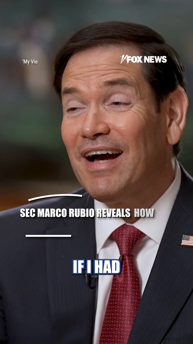 "Ma femme va détester cette réponse..." @LaraLeaTrump demande au secrétaire Marco Rubio ce qu'il ferait…
