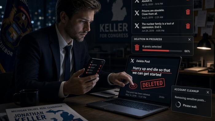 "Dépêchez-vous et mourez" : un démocrate du Michigan se joint à d'autres radicaux pour effacer les déclarations passées sur les réseaux sociaux