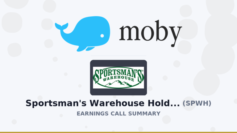 Sportsman's Warehouse Holdings, Inc. Résumé de l'appel sur les résultats du deuxième trimestre 2026