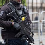 Armed Metropolitan Police In London
