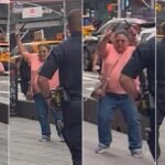 Une femme maniaque brandissant un couteau abattue à Times Square