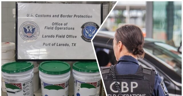 280 livres de méthamphétamine saisies par le CBP au poste frontière du Texas