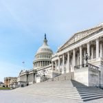 United States Capitol Building From the Senate