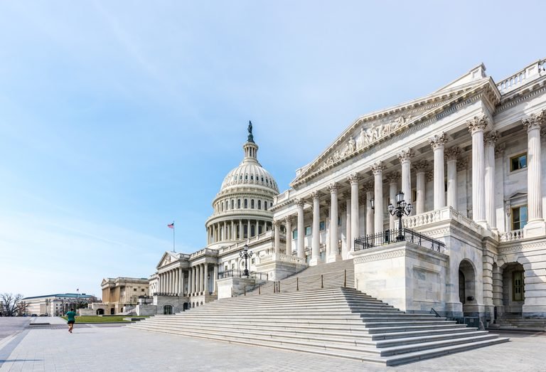 United States Capitol Building From the Senate
