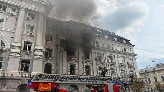 La Russie tente d'assassiner le chef du SBU d'Ukraine avec une attaque de drone sans précédent contre le siège de Kiev