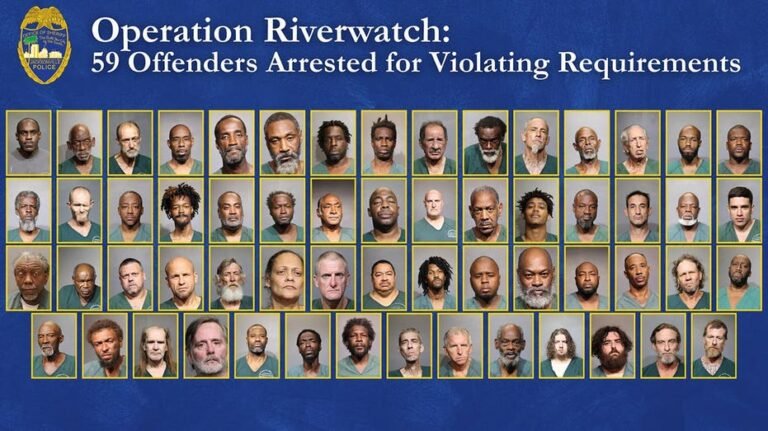 Le bureau du shérif de Floride arrête 59 délinquants sexuels dans le cadre d'une opération conjointe avec les US Marshals