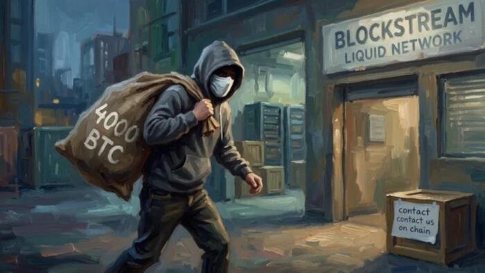 Des pirates informatiques présumés retirent 4 000 Bitcoins des réserves de la Liquid Network Federation de Blockstream