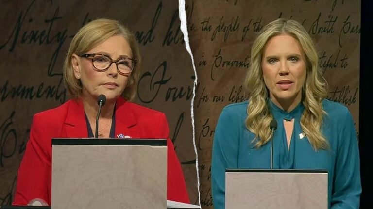 La candidate au Sénat du SC Dem prétend qu'elle tiendra tête à son parti alors que Graham la lie aux « démocrates socialistes »