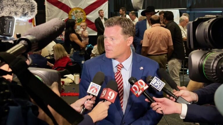 Le candidat républicain soutenu par Trump qui a évincé le président sortant en proie au scandale met en garde contre une « guerre sans fin » avec l'Iran